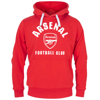 Arsenal FC мъжки суитшърт с качулка Round red