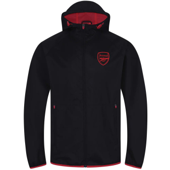 Arsenal FC мъжко яке с качулка Shower black