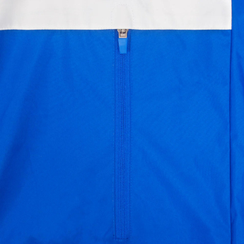 Chelsea FC мъжко яке с качулка Shower blue white