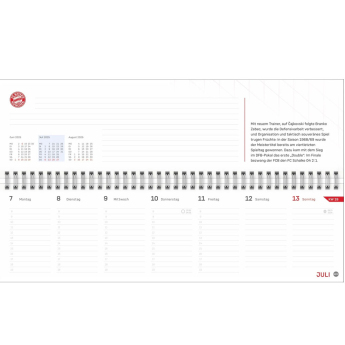 FC Bayern Munich календар 2025 Planer
