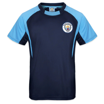Manchester City детска футболна фланелка Poly navy