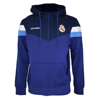 Real Madrid CF мъжки суитшърт с качулка No13 Zip navy