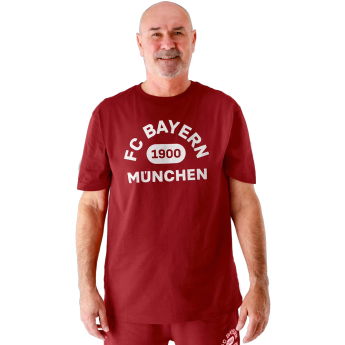 FC Bayern Munich мъжка тениска 1900 bordeaux