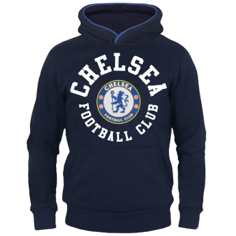 Chelsea FC детски суитшърт с качулка Hoody navy