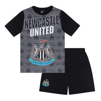 Newcastle United детска пижама Text black