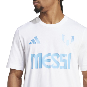 Lionel Messi мъжка тениска MESSI Name and number white