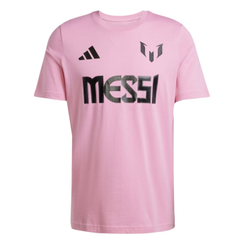 Lionel Messi мъжка тениска MESSI Name and number pink