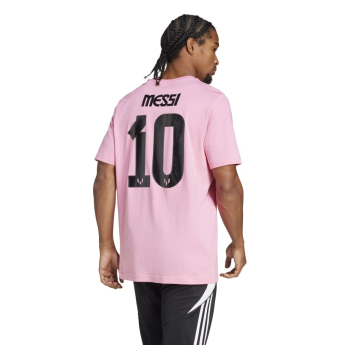 Lionel Messi мъжка тениска MESSI Name and number pink