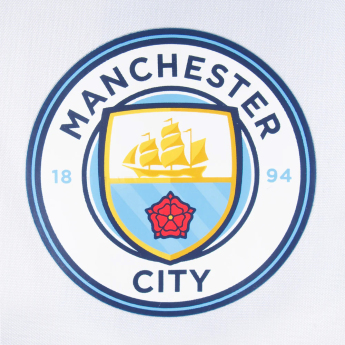 Manchester City мъжко яке с качулка Shower white