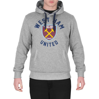 West Ham United мъжки суитшърт с качулка graphic grey
