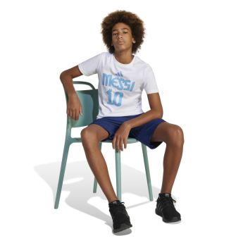 Lionel Messi детска тениска MESSI Name and number white