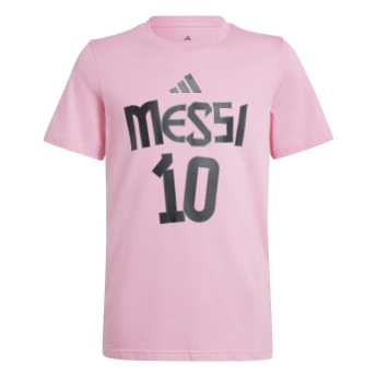 Lionel Messi детска тениска MESSI Name and number pink