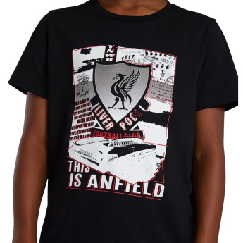 Liverpool FC детска тениска Anfield black