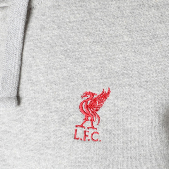 Liverpool FC детски суитшърт с качулка Zip grey