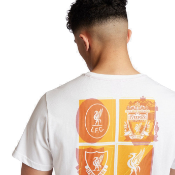 Liverpool FC мъжка тениска Crest Col white