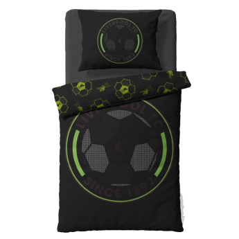 Liverpool FC спално бельо за единично легло Ball black