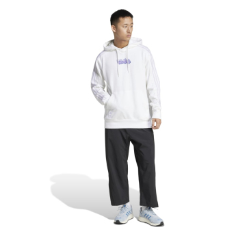 Real Madrid CF мъжки суитшърт с качулка Pichiavo white