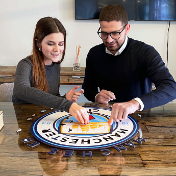 Manchester City дървен пъзел Crest 150 pcs