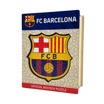 FC Barcelona дървен пъзел Crest 150 pcs