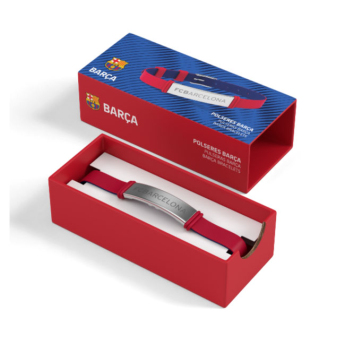 FC Barcelona силиконова гривна fashion red