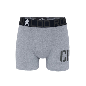 Cristiano Ronaldo детски боксерки 2pack CR7 Bamboo black-grey