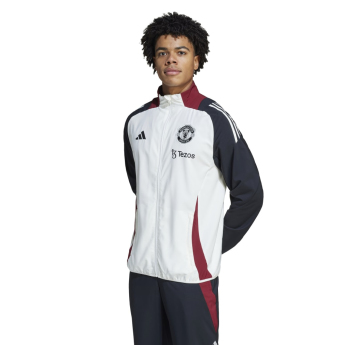 Manchester United мъжко яке Presentation white