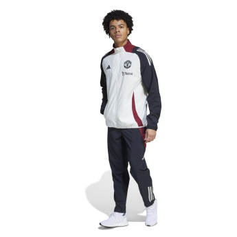 Manchester United мъжко яке Presentation white