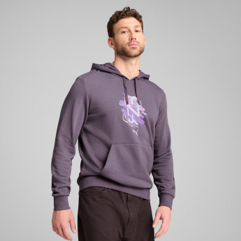 Neymar Jr мъжки суитшърт с качулка NEYMAR JR Creativity purple