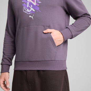 Neymar Jr мъжки суитшърт с качулка NEYMAR JR Creativity purple