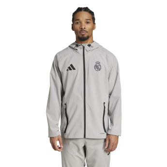 Real Madrid CF мъжко яке с качулка Vis Tech Travel grey