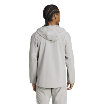 Real Madrid CF мъжко яке с качулка Vis Tech Travel grey