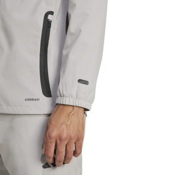 Real Madrid CF мъжко яке с качулка Vis Tech Travel grey