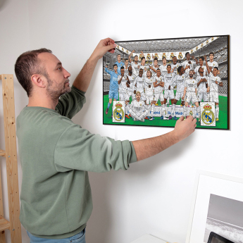 Real Madrid CF дървен пъзел Team 500 pcs