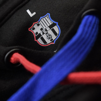 FC Barcelona мъжки суитшърт с качулка Eblack