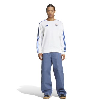 Real Madrid CF мъжки суитшърт DNA Sweat white