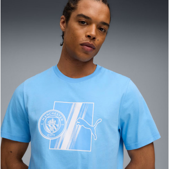 Manchester City мъжка тениска FtblCulture blue
