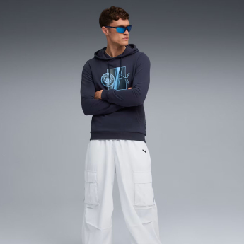 Manchester City мъжки суитшърт с качулка FtblCulture dark