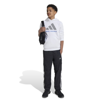 Real Madrid CF детски суитшърт с качулка Hoody white