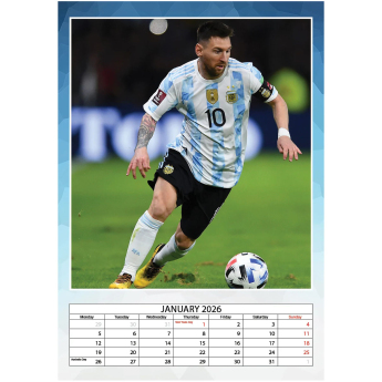 Lionel Messi календар not official LIONEL MESSI 2026