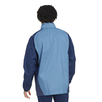 Arsenal FC мъжко яке с качулка Allweather blue