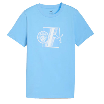 Manchester City детска тениска FtblCulture blue