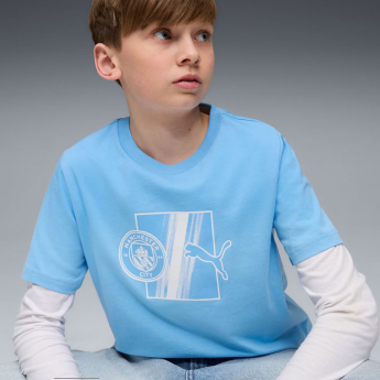 Manchester City детска тениска FtblCulture blue