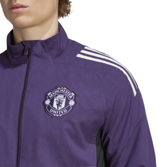 Manchester United мъжко яке Presentation purple