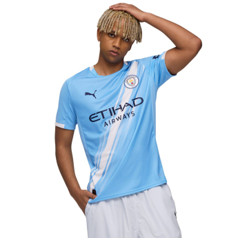 Manchester City футболна фланелка official replica 25/26 home