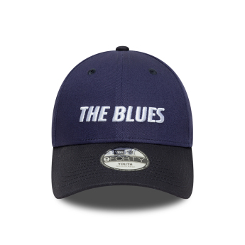 Chelsea FC детска бейзболна шапка с козирка 9Forty Wordmark navy