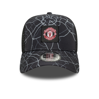 Manchester United баскетболна шапка с козирка 9Forty Trucker Camo black