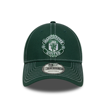 Manchester United баскетболна шапка с козирка 9Forty Contrast green