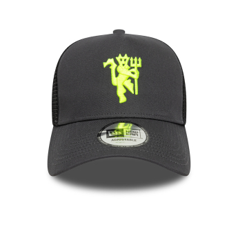 Manchester United баскетболна шапка с козирка 9Forty Trucker grey