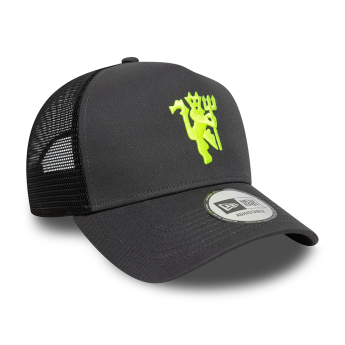 Manchester United баскетболна шапка с козирка 9Forty Trucker grey