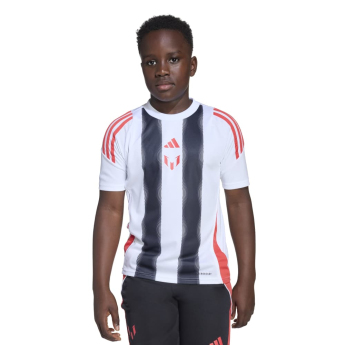 Lionel Messi детска футболна фланелка MESSI Stripe white